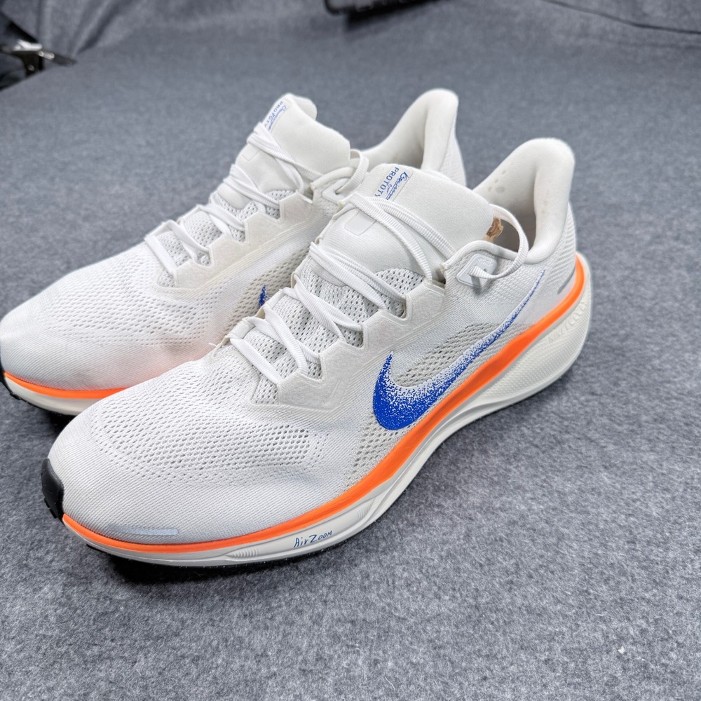 Nike Air Zoom Pegasus 41 Bowerman Prototype White Orange Blue FD2722-100 Mens 13